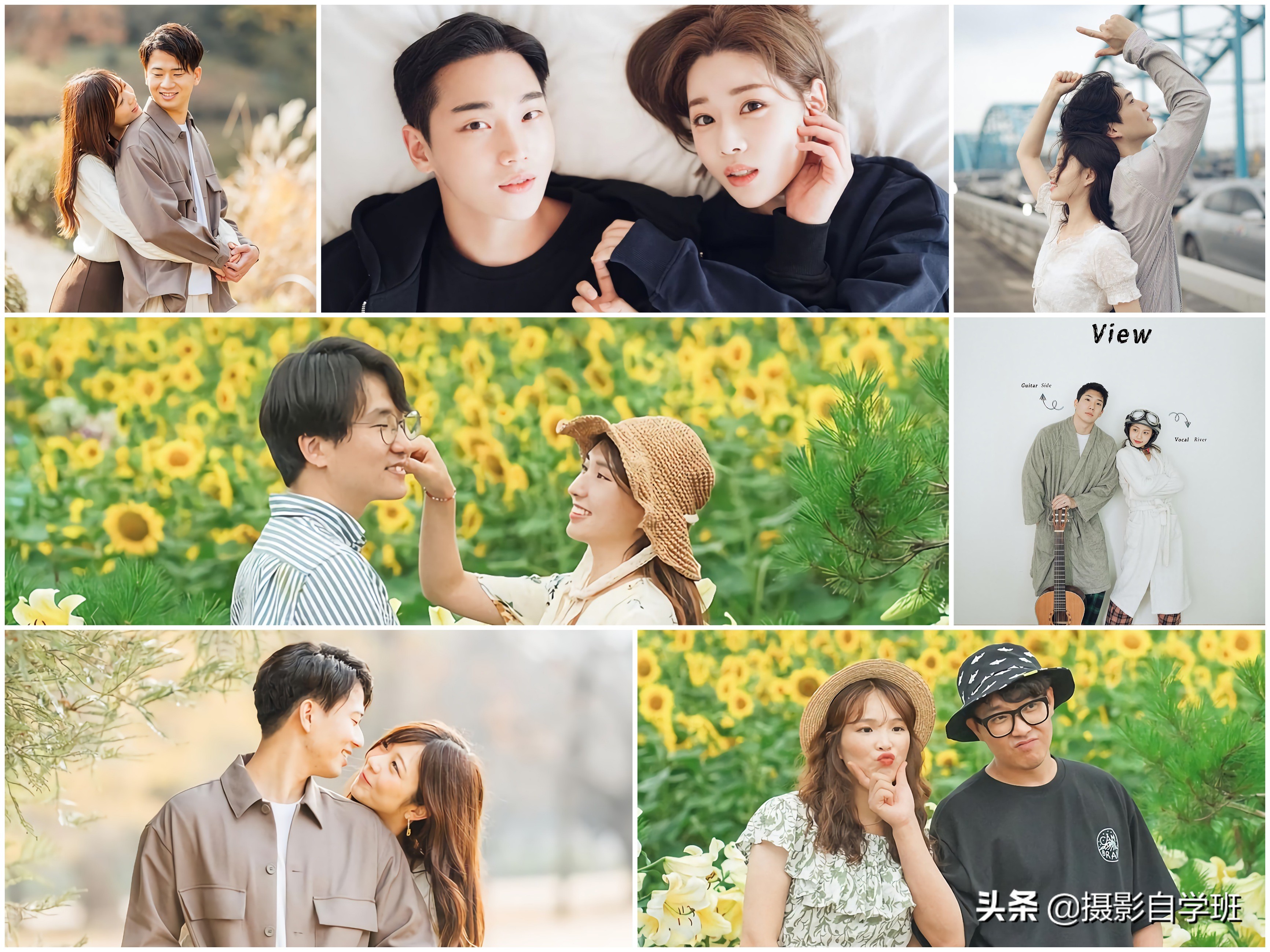 情侣拍照姿势大全教你拍出好照片,夫妻二人拍照姿势大全高级感