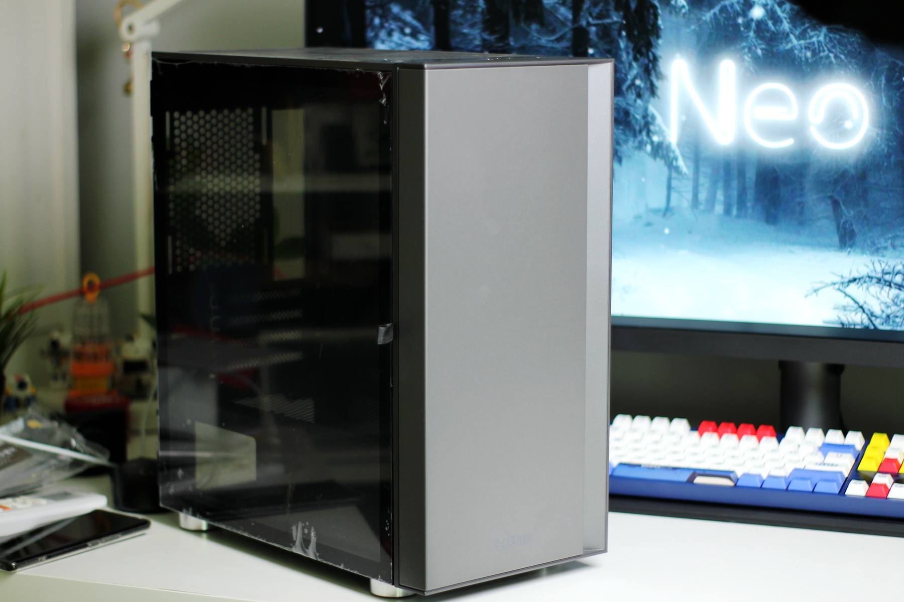 低调务实的办公电脑之选：超频三光愈2钛灰色机箱+EF120风扇