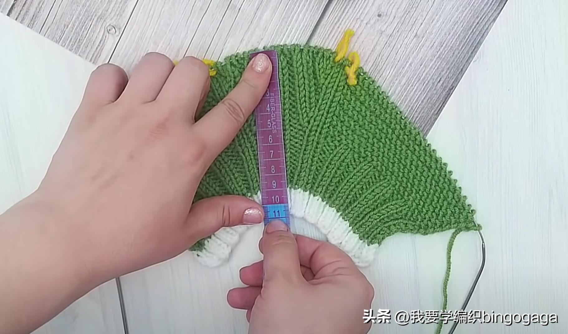 一片式毛线袜的织法,一片式织袜子