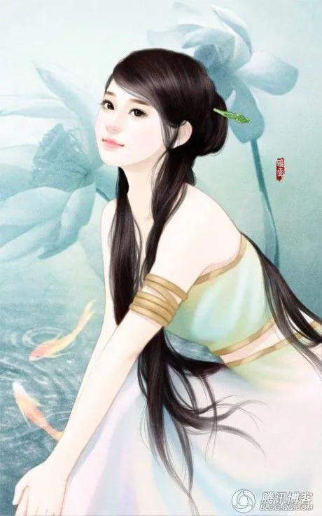 精美手绘手机壁纸古装演员,唐嫣古装高清壁纸