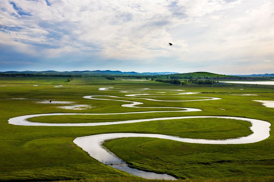 张北草原天路风景,张北草原天路路线