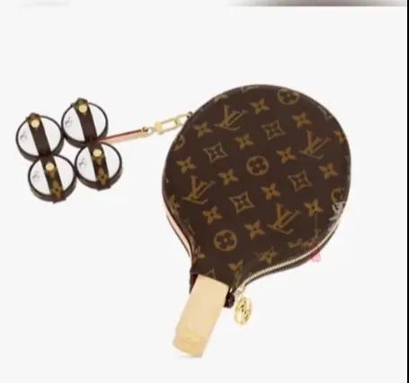 LV乒乓球拍售价1.8万元,lv1万块的乒乓球拍