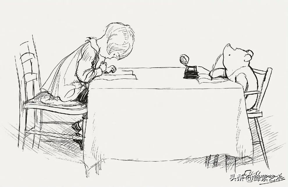 “爷青回”系列,一组罕见的小熊维尼原画,引起无数人共鸣