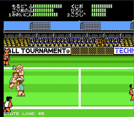 热血系列游戏躲避球,红白机热血躲避球