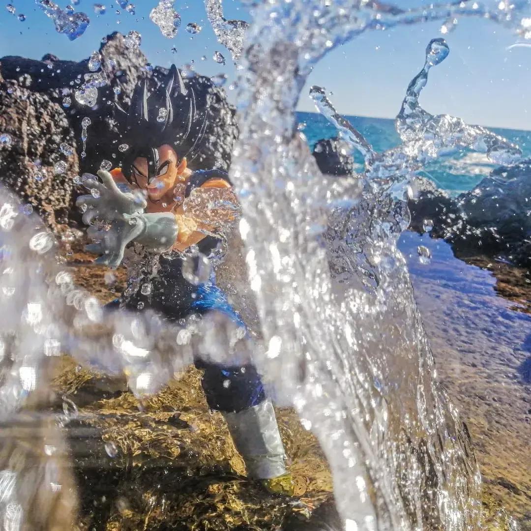 龙珠手办3d投影,手办龙珠拍大片