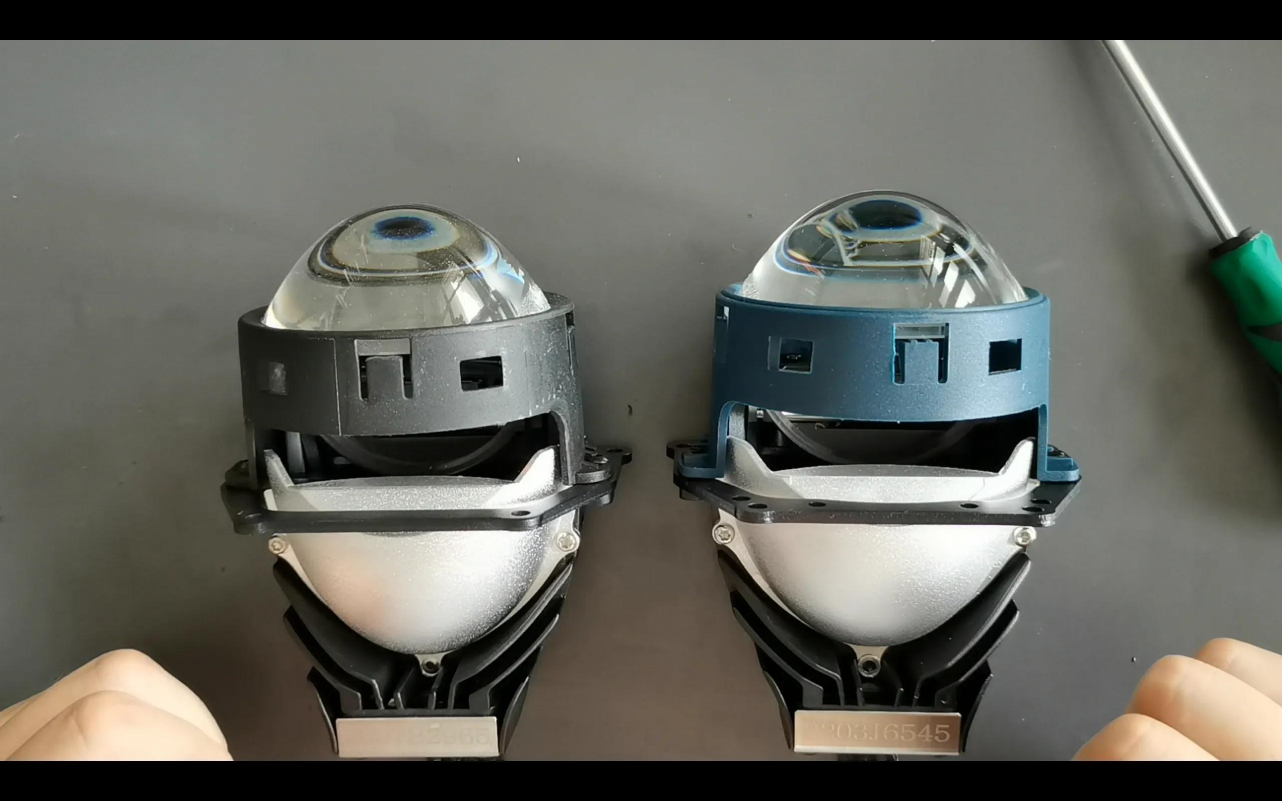 车灯氙气灯升级效果,欧司朗最新款led透镜