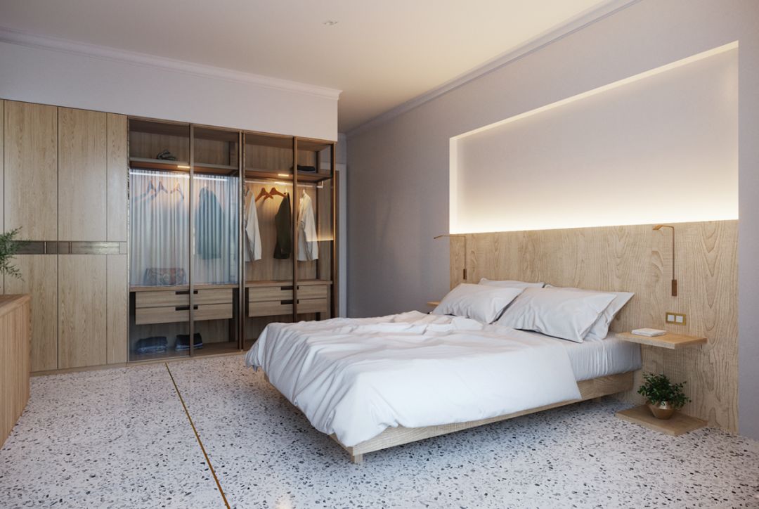 衣柜钢化玻璃门好不好,衣柜装玻璃门真的显乱吗