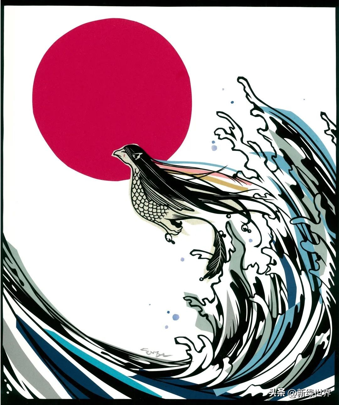 纸艺作品绘画,千变万化的纸艺术作品