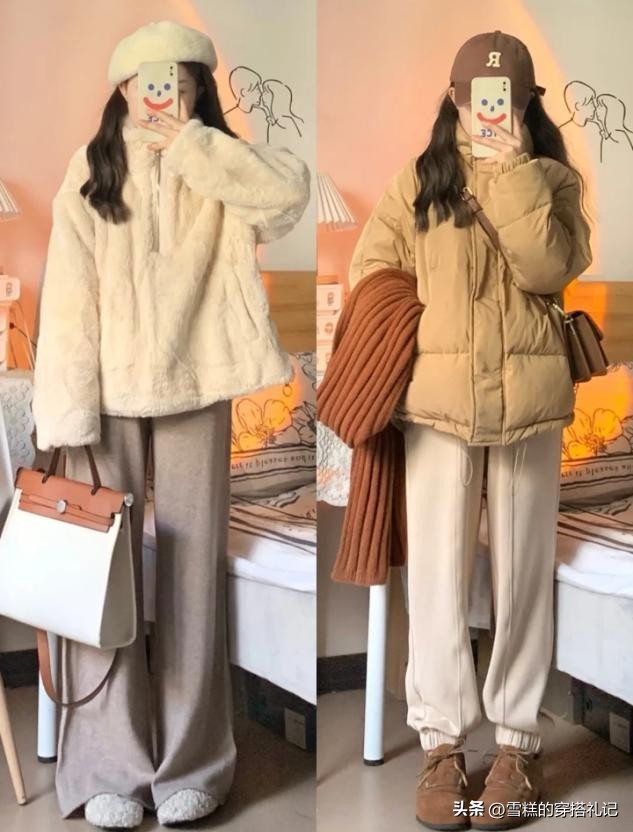 短靴已经失宠了！今年流行“毛毛鞋”，搭阔腿裤，简直是天生一对