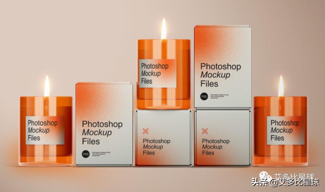 「706期」Behance大佬都在用的香薰样机和轻奢模板，被我找到了