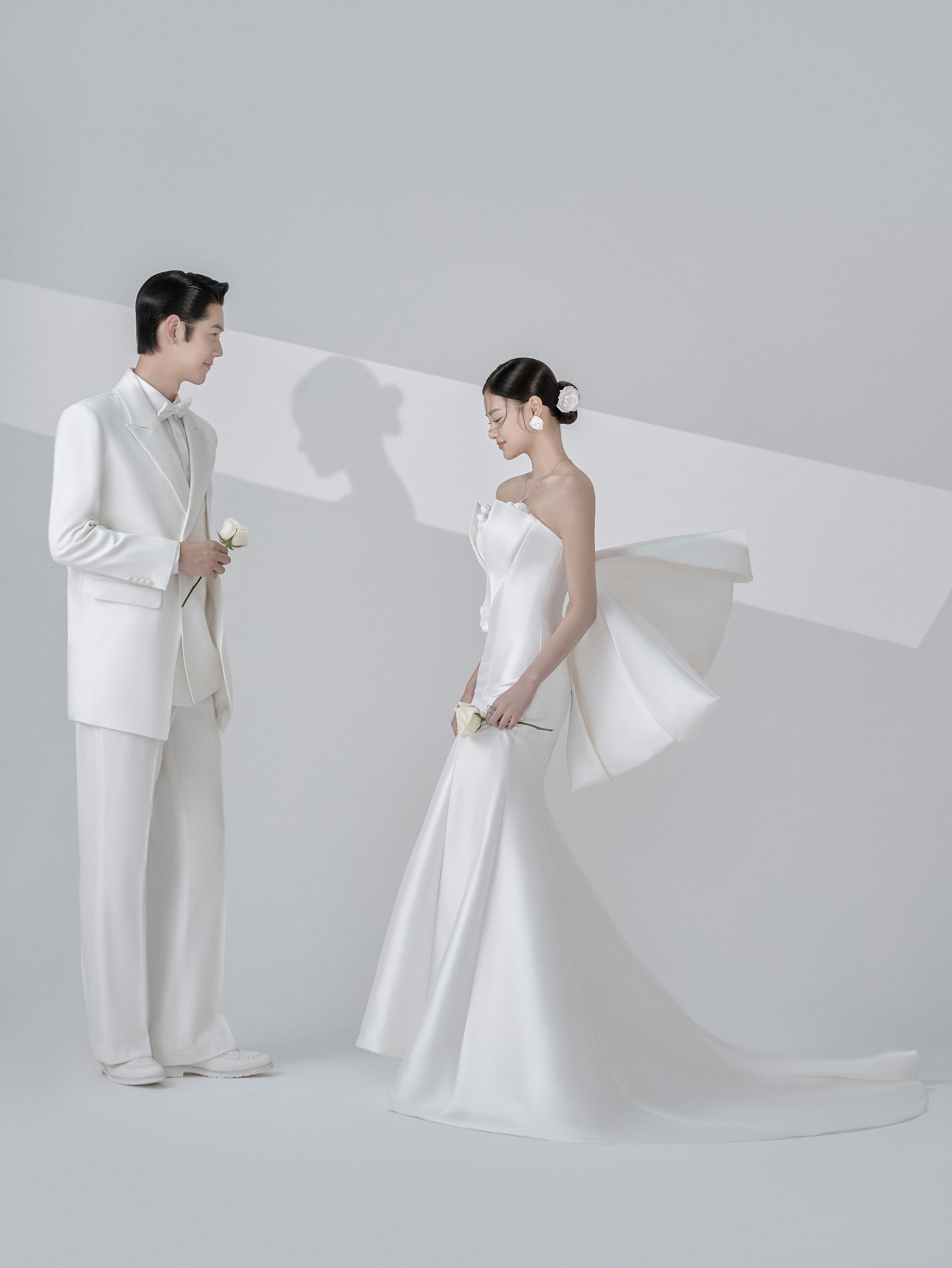 韩式贵妇风格婚纱照拍摄图片欣赏,韩式室内婚纱照姿势和表情技巧