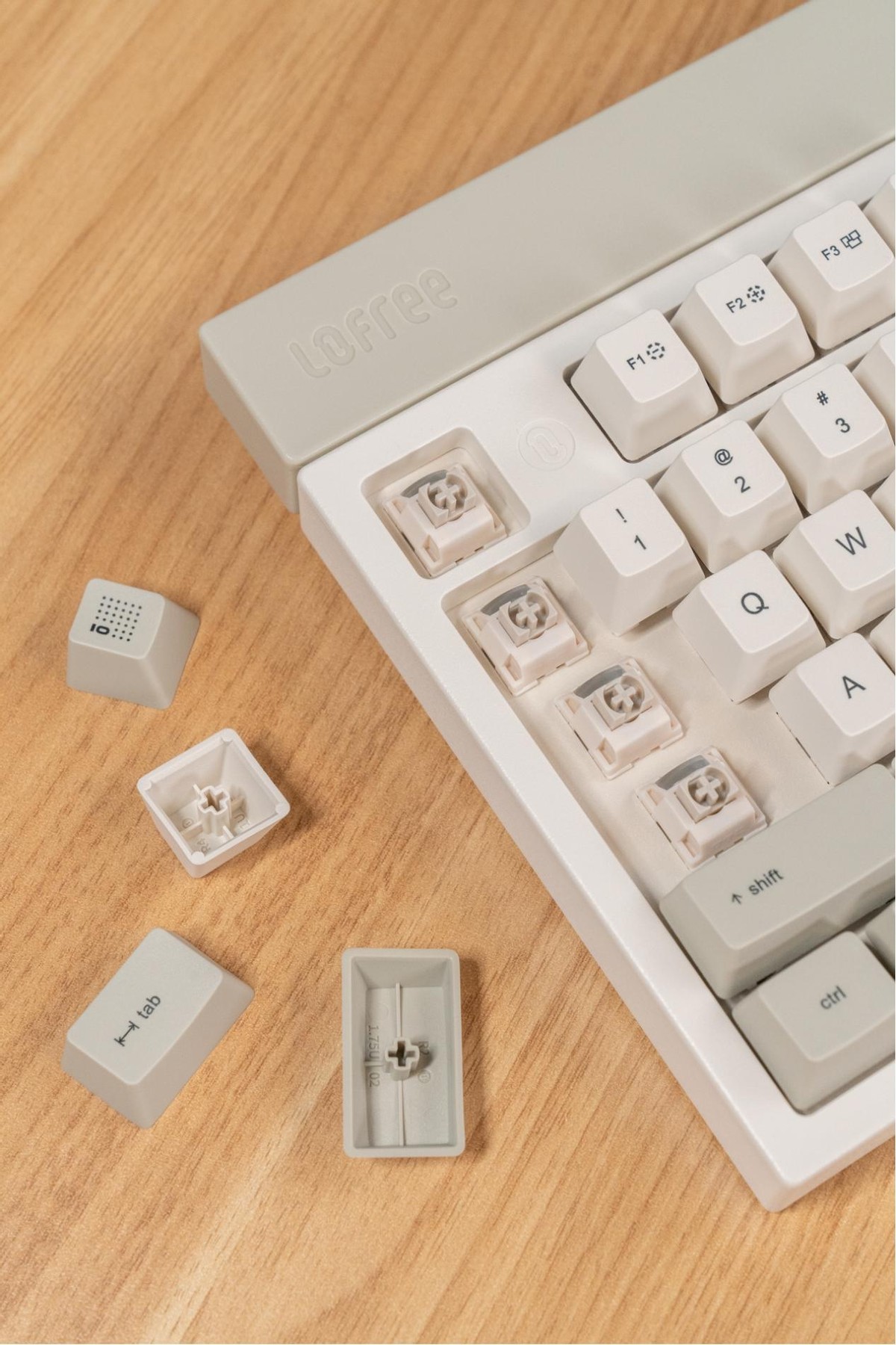 洛斐透明磨砂键盘测评,lofree洛斐机械键盘套装