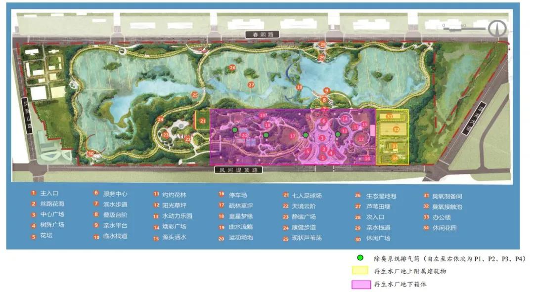 风河湿地公园,风河北岸湿地公园