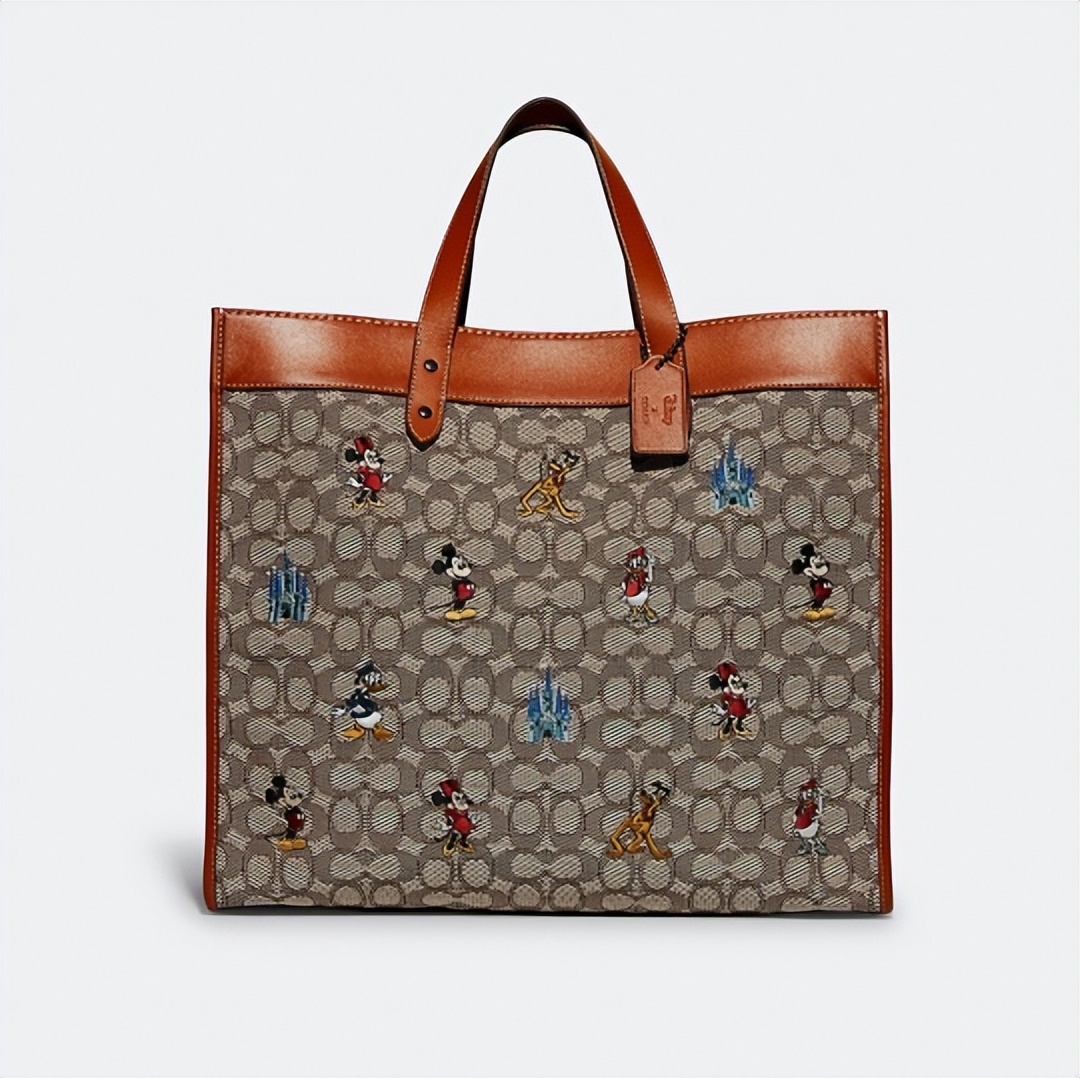 coach和迪士尼联名包米奇,coach双肩包迪士尼联名二手