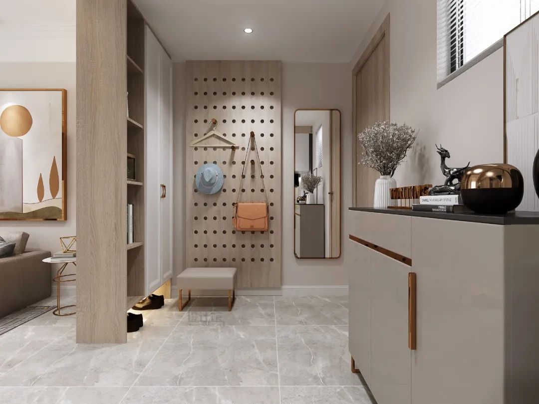 入户玄关鞋柜摆放什么合适,50款实用的玄关鞋柜设计