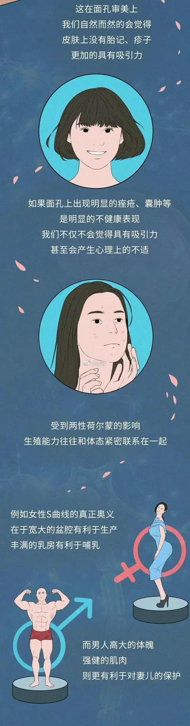 漫画：人类为何喜欢和长相好看的人交配繁衍？