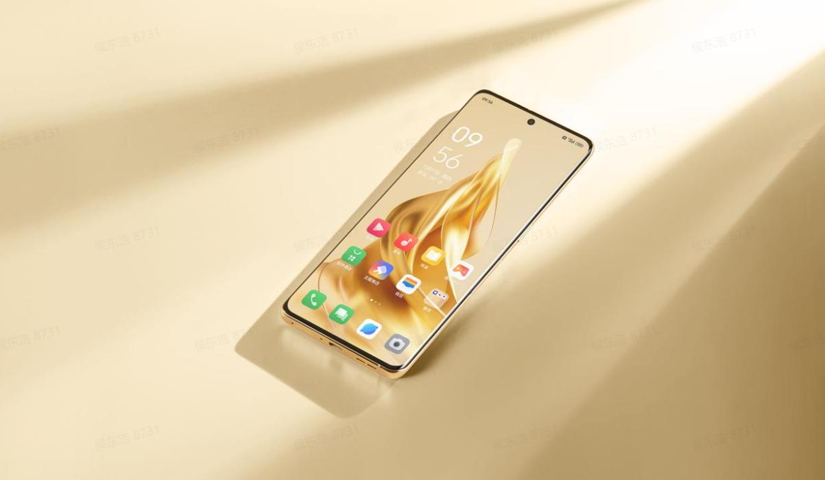 金色手机颜值典范？Reno9Pro+图赏：由内而外的精致细节