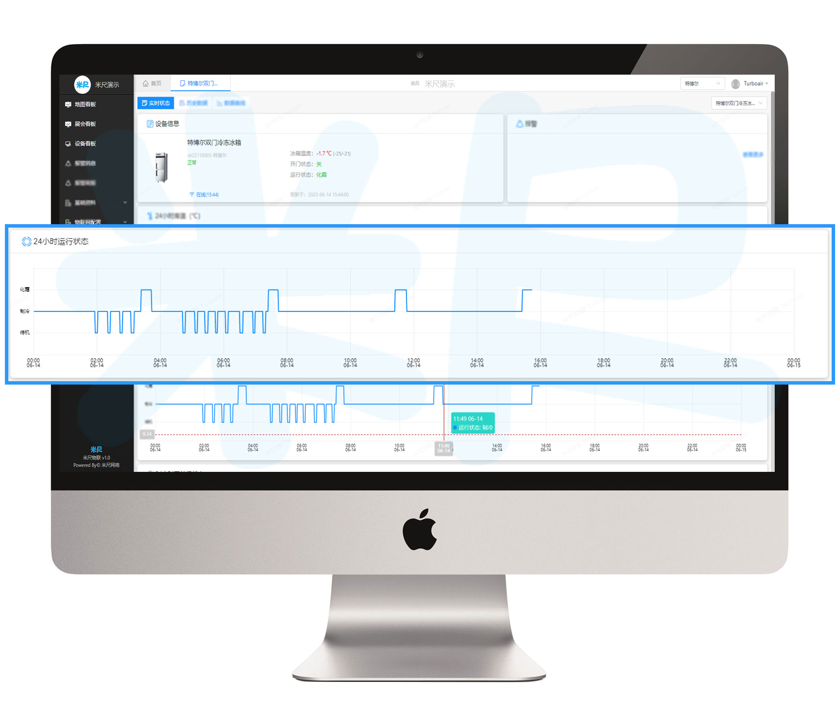 冰箱里面温度开关哪个是工作状态,冰柜温度开关