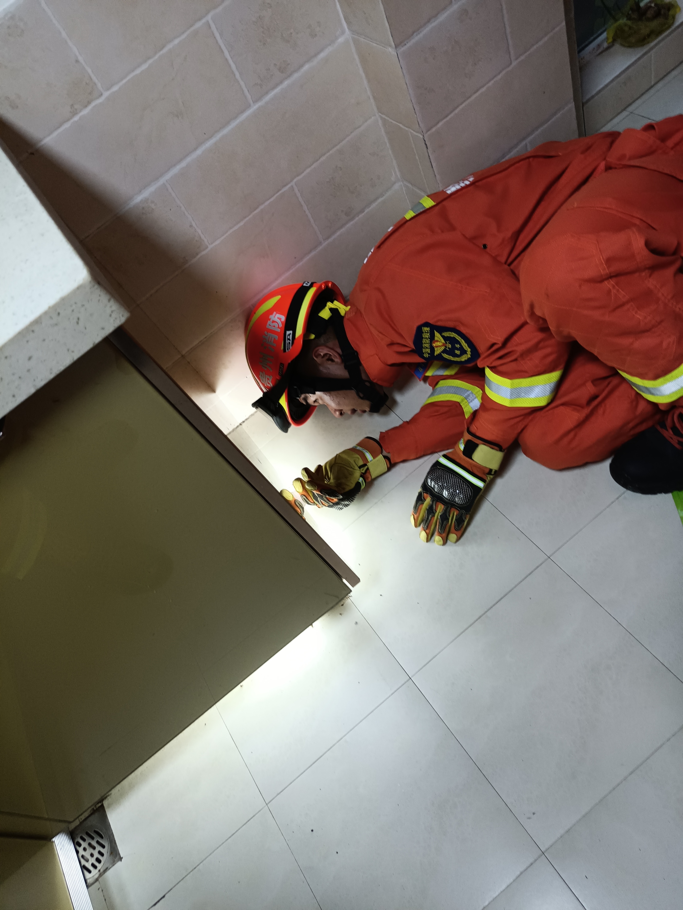 贵州凯里：本年度第n+1条蛇！消防抓蛇解民忧