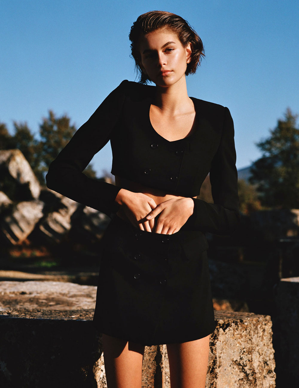 星二代超模kaiagerber街拍,超模kaiagerber近期街拍