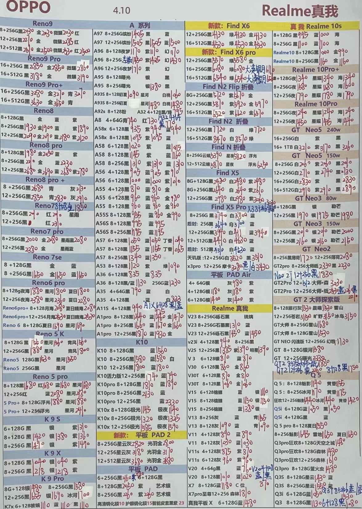华强北手机批发一手货源报价清单,华强北手机报价单每日更新