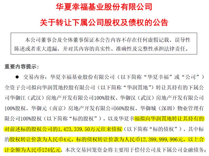 华夏幸福重组之路,华夏幸福何时被国资接盘