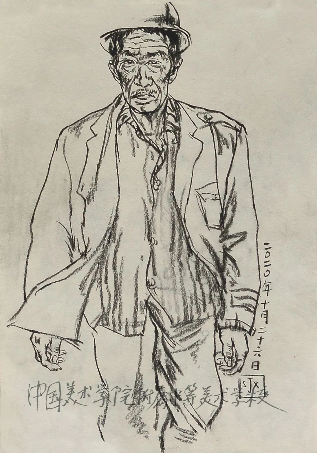 美院高分速写欣赏,中国美院速写要求及优秀高分卷