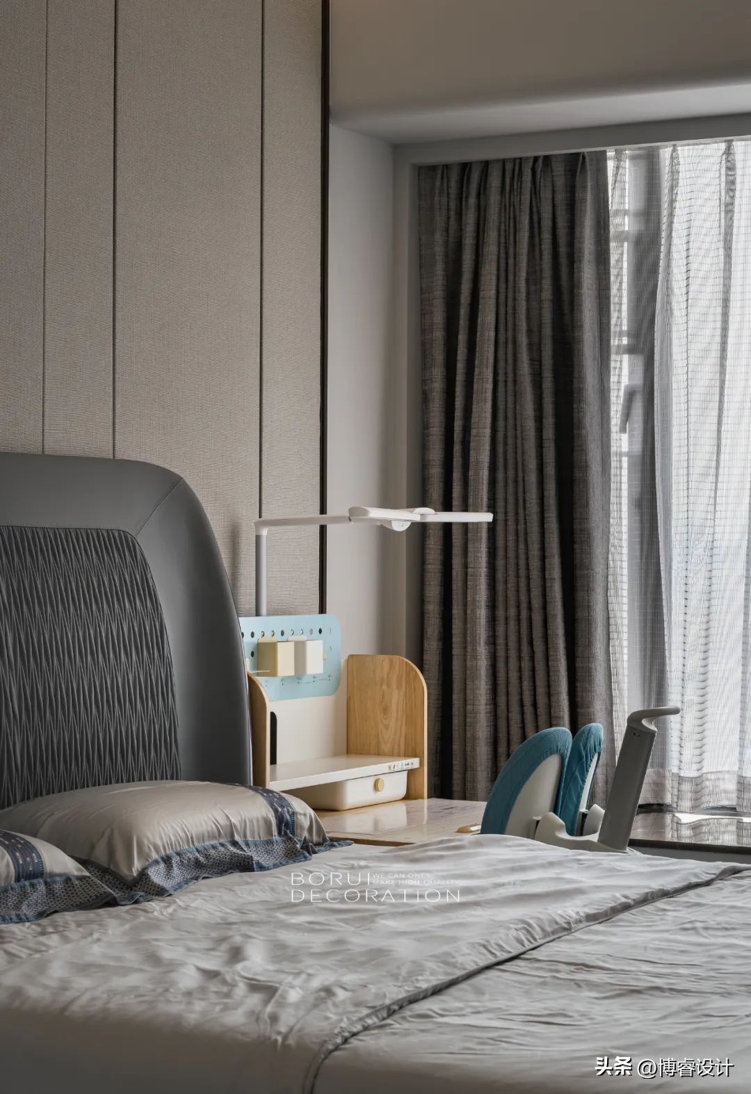 250㎡江景精装房改造,轻奢风格+收纳系统优化