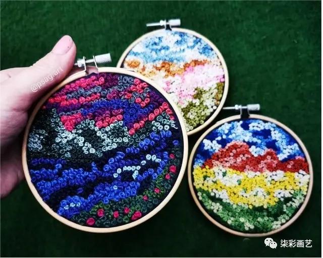 以针代笔,以针作画视频教程