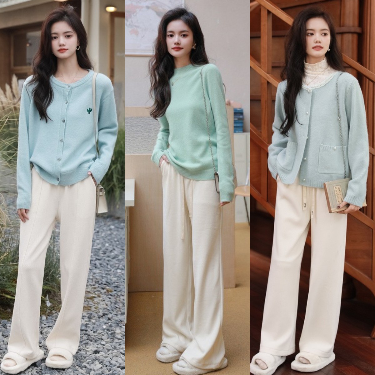 白色运动裤束脚怎么搭配上衣冬天,冬天白色休闲裤搭什么上衣最好看