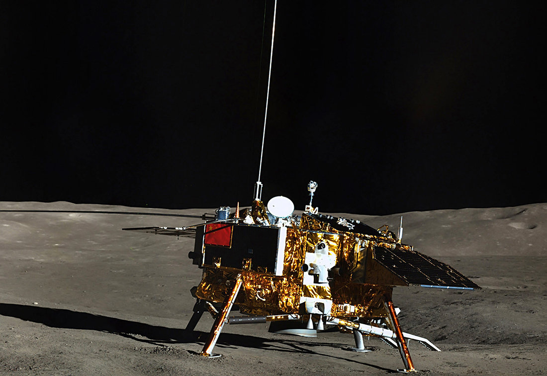 玉兔二号揭开月球背面不明物质,月球未解之谜玉兔二号