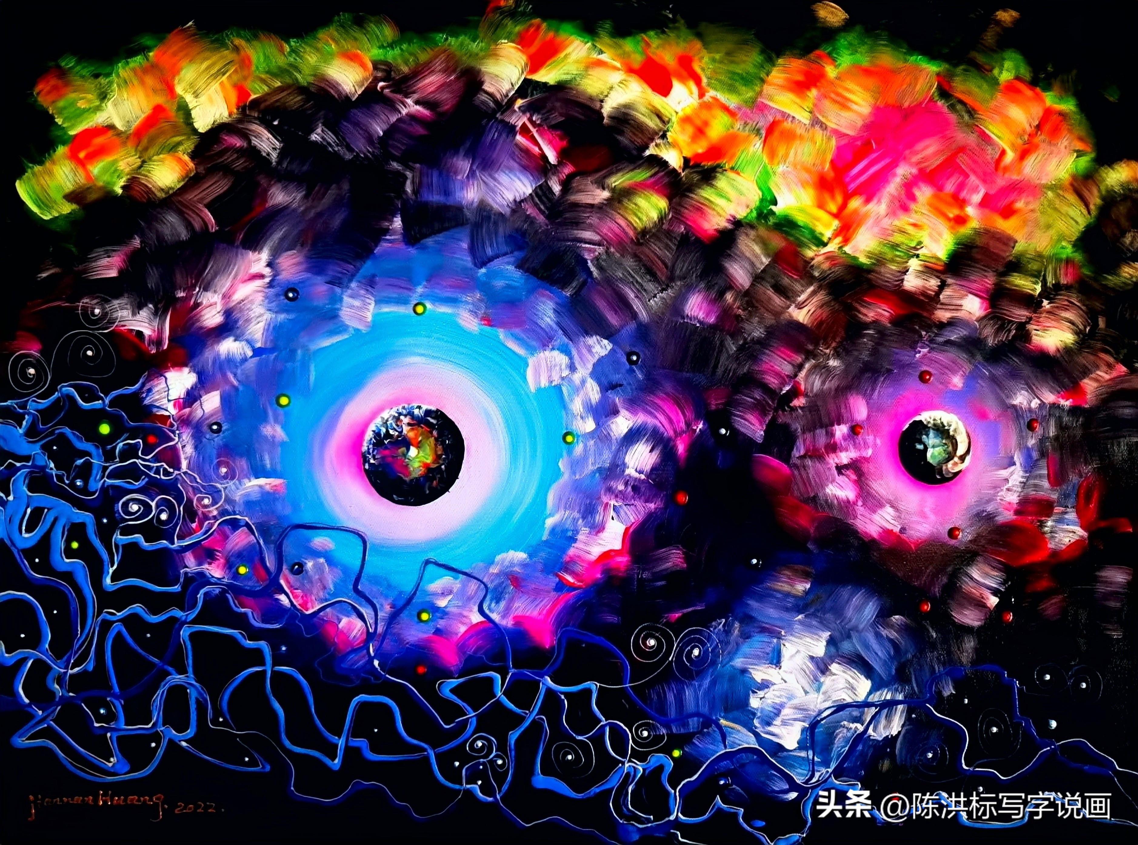 “全球10强艺术家”排名,黄建南居榜首,法国美协前主席屈居第二