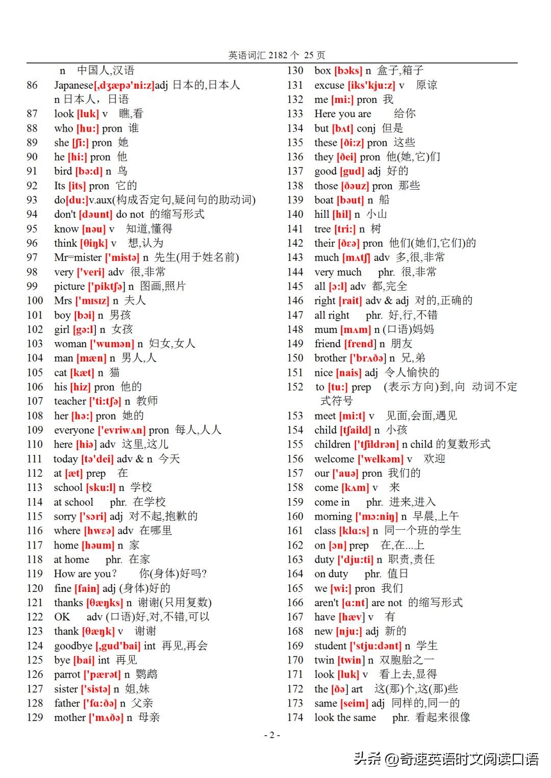 初中英语词汇2182个哪里可以听,初中英语983个核心单词带音标