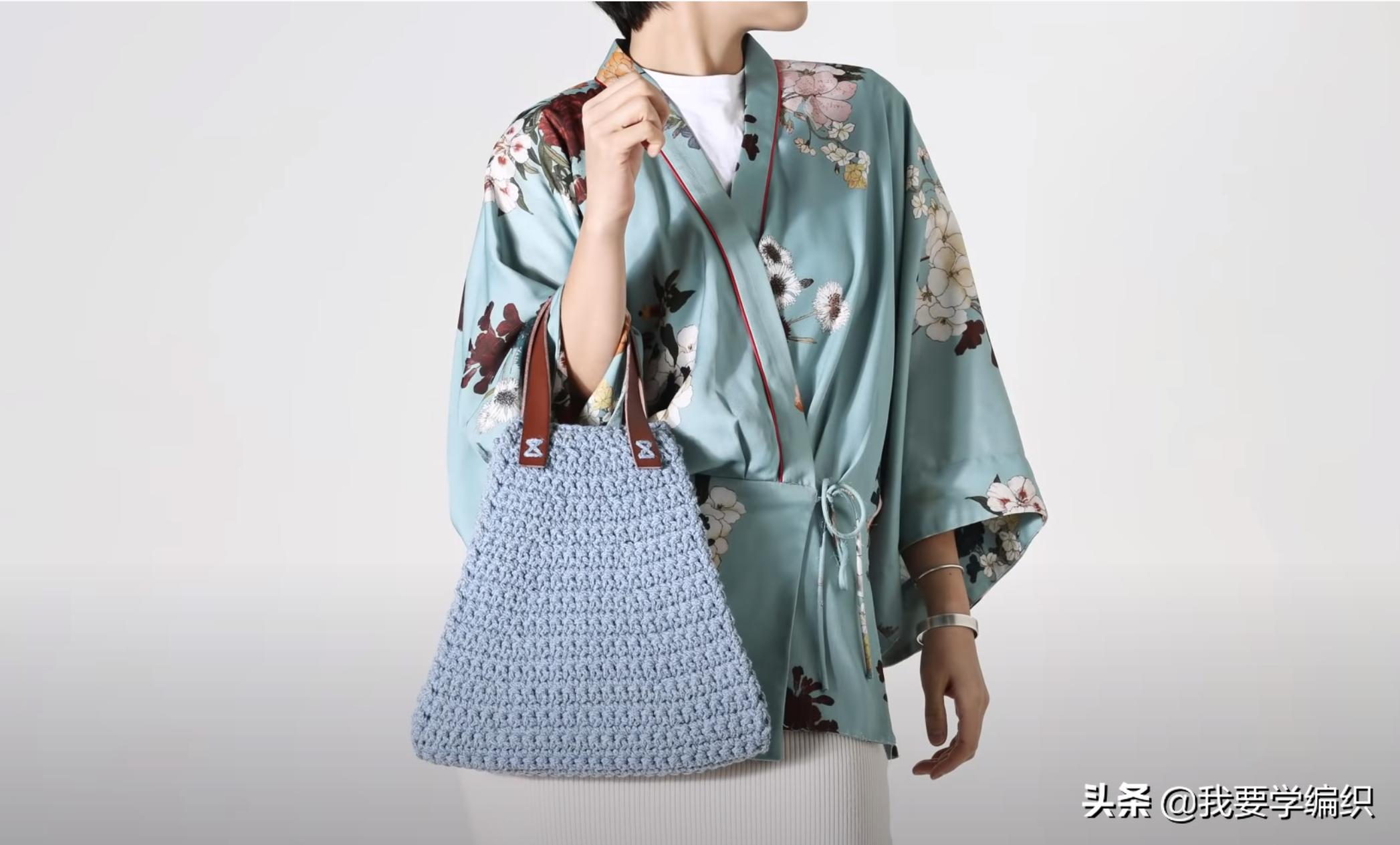 新手入门学钩小包,新手学钩包包视频教程