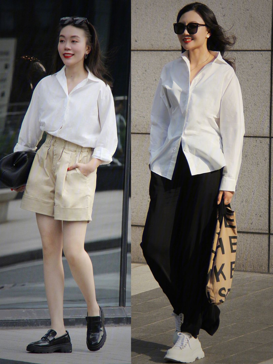 衬衫这样穿时髦又高级回头率200,试试这些高级干练的衬衫穿搭