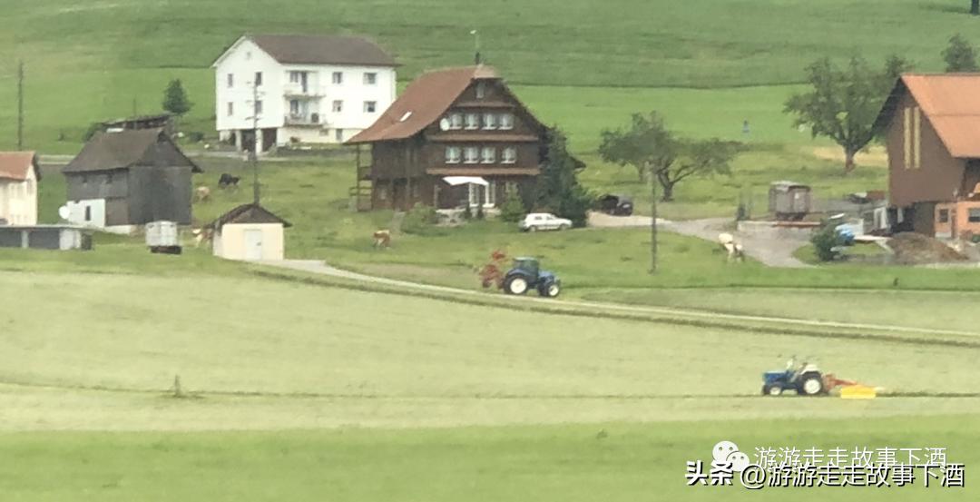 欧洲瑞士旅游线路,卢塞恩金色山口观光火车