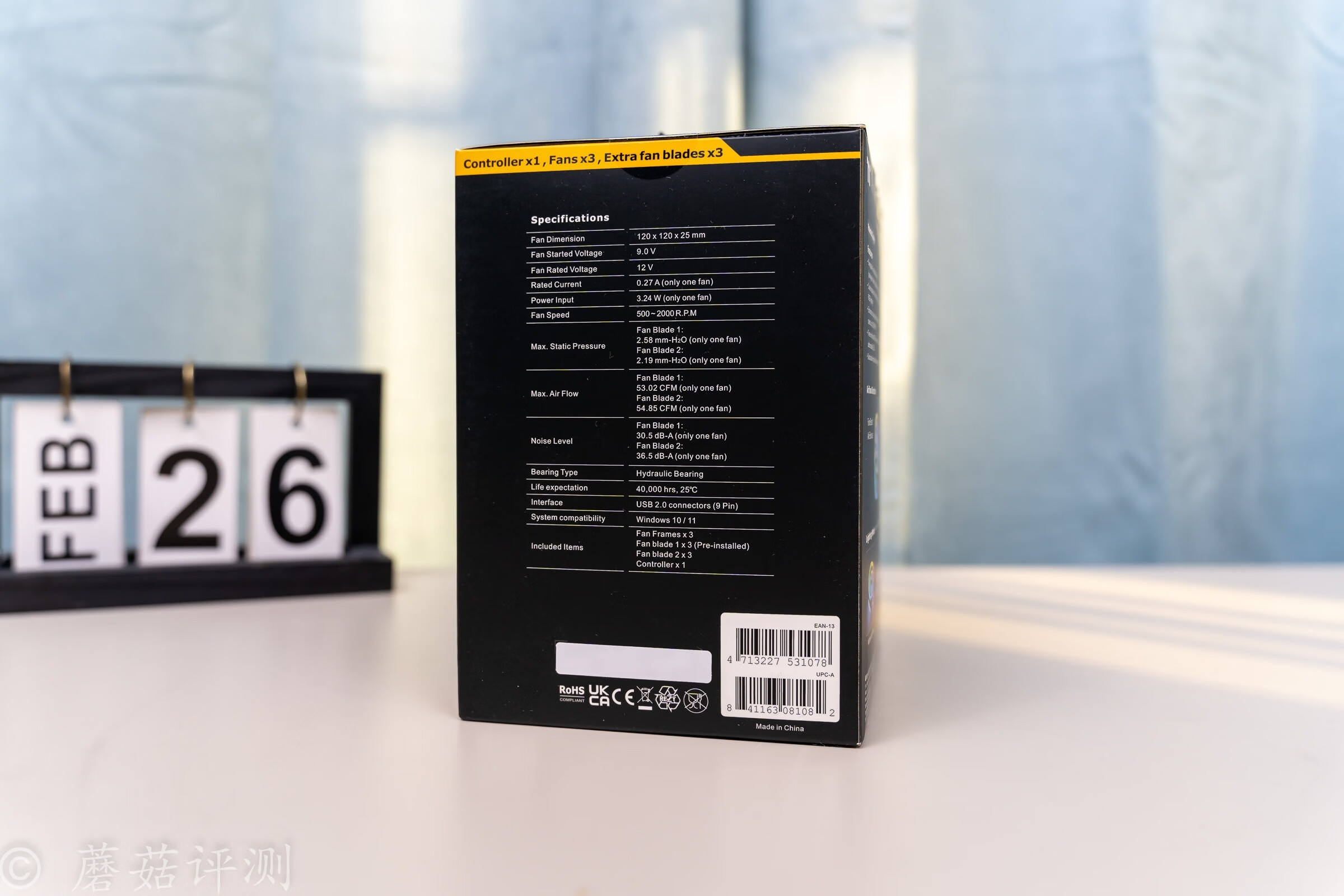 一正一反，轻松定义你需要的风扇风向，Tt耀影SWAFAN12机箱风扇