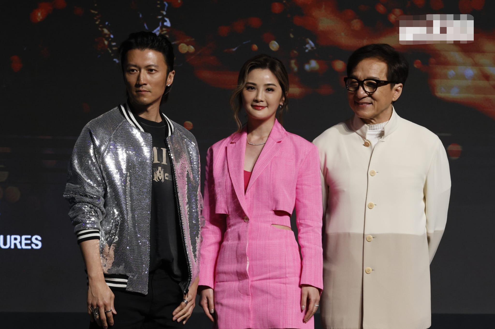 英皇电影巡礼梁朝伟刘德华合影,张学友张家辉谢霆锋刘德华