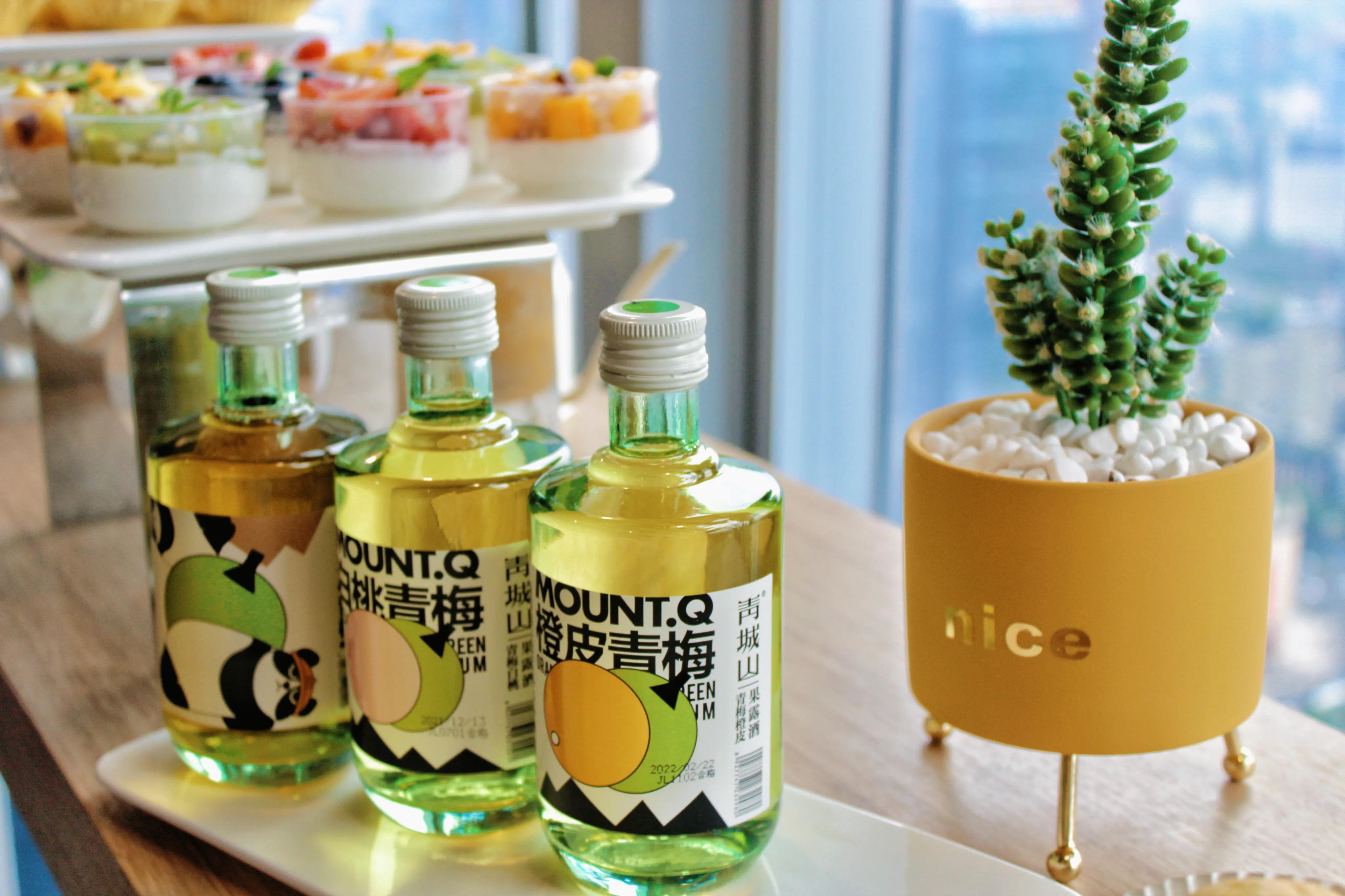 青城山牌青梅果露酒,青城山果酒测评