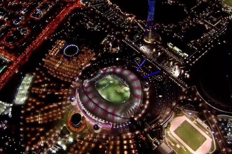 2022年卡塔尔世界杯体育场效果图,哈利法国际体育场世界杯