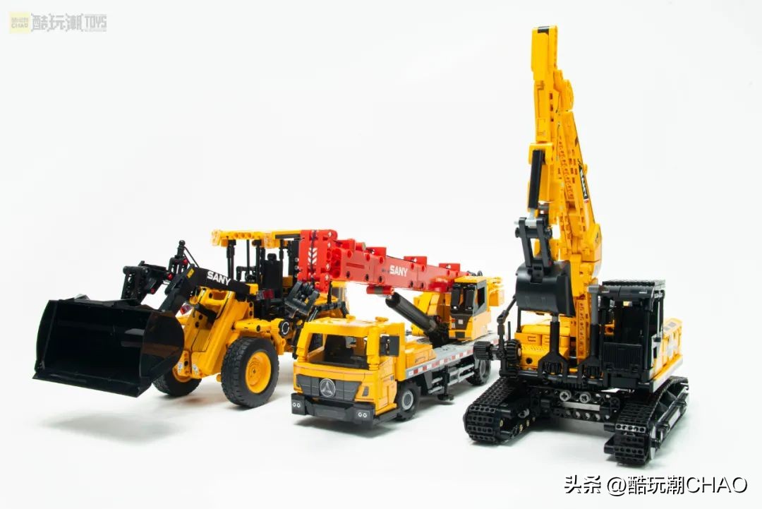 森宝积木三一重工系列拼搭视频,森宝积木三一重工吊车拼装视频