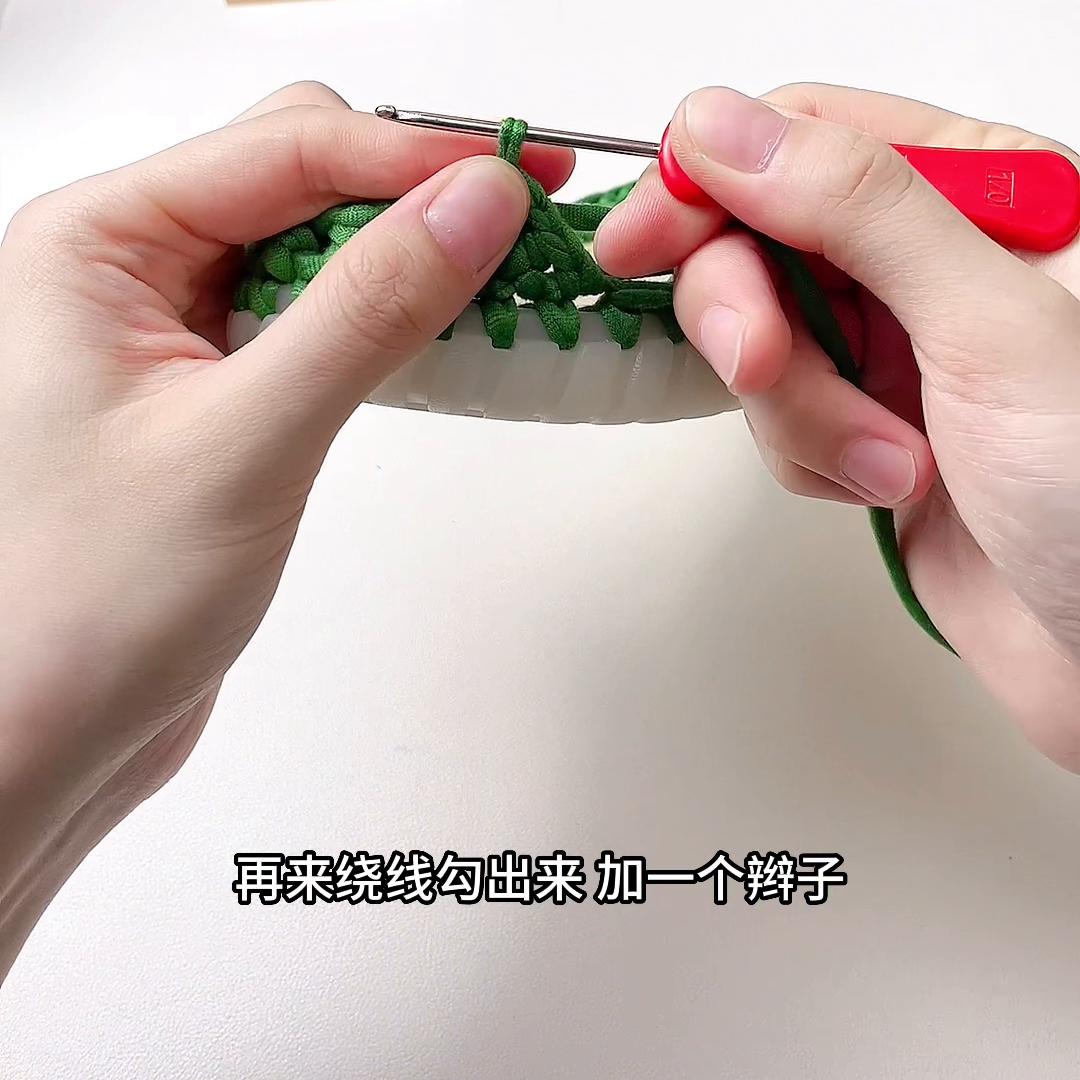 布条线镂空款单鞋教程2#布条线后跟