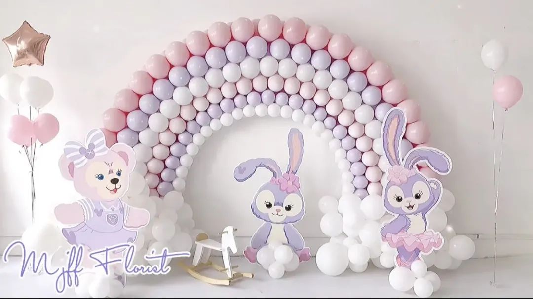 kt板创意效果图,气球kt板设计