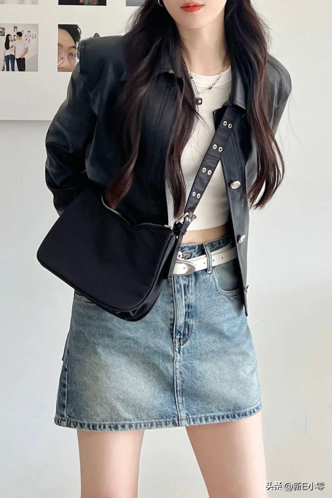 2024早春新款皮衣大码,一件皮衣有多百搭