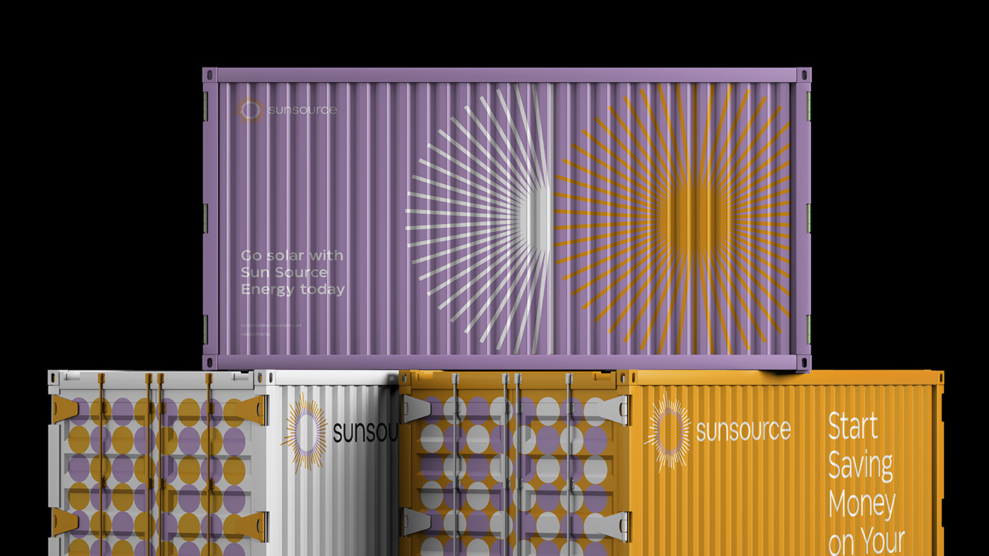 VI品牌设计：分享一组Sunsource太阳能品牌，于地域气候相关。