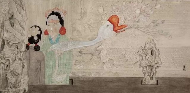 严谨细致的书法,水墨气韵生动的线描