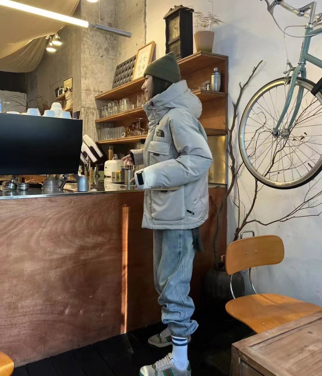 thenorthface北面新款羊羔绒外套,thenorthface北面tnf工装羽绒服