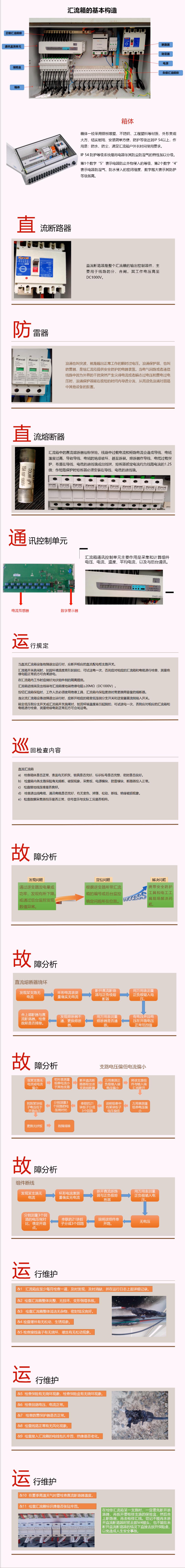 光伏汇流箱基础知识,光伏直流汇流箱原理