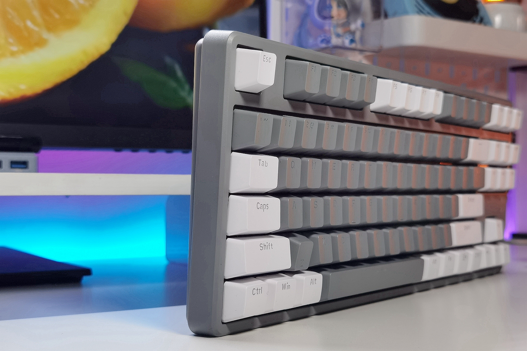 黑爵104键机械键盘,pbt键帽食品级