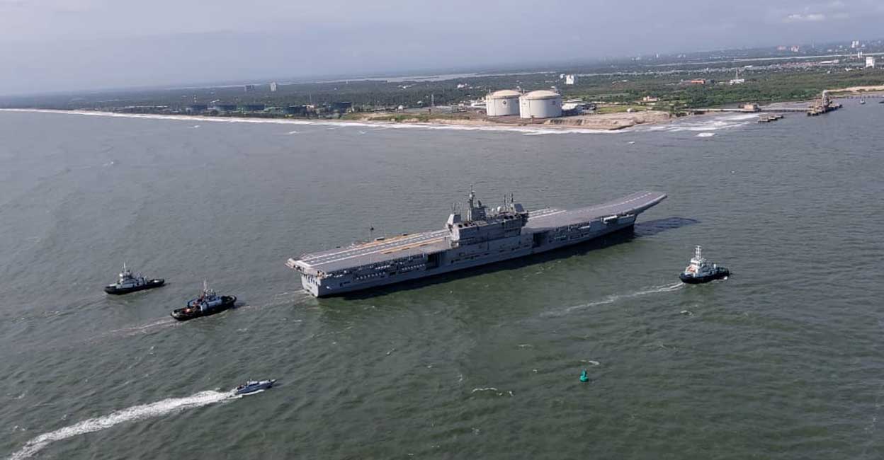 维克兰特号航空母舰提前服役,维克兰特号航空母舰进度